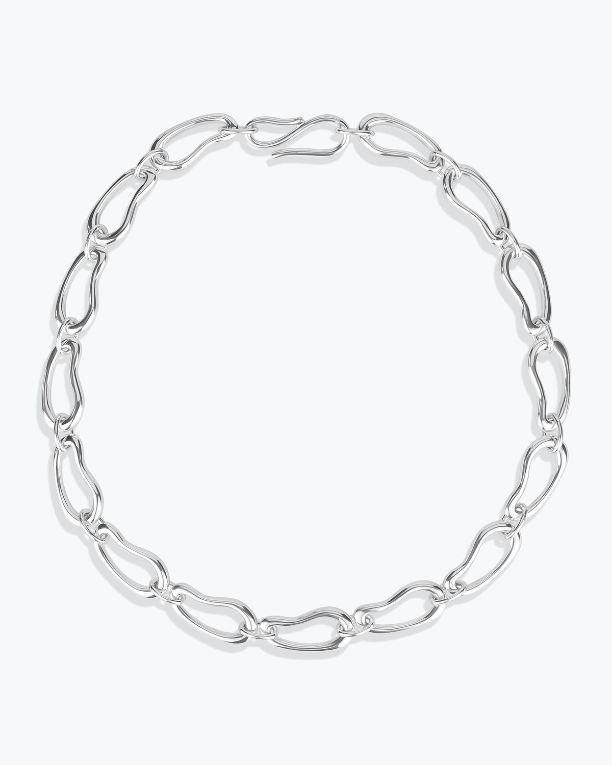 STREAM SILVER NECKLACE