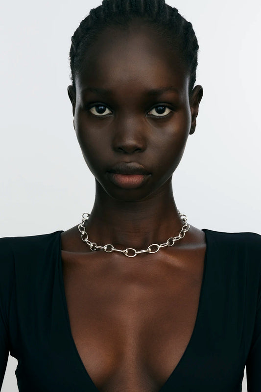 ARC NECKLACE - SILVER