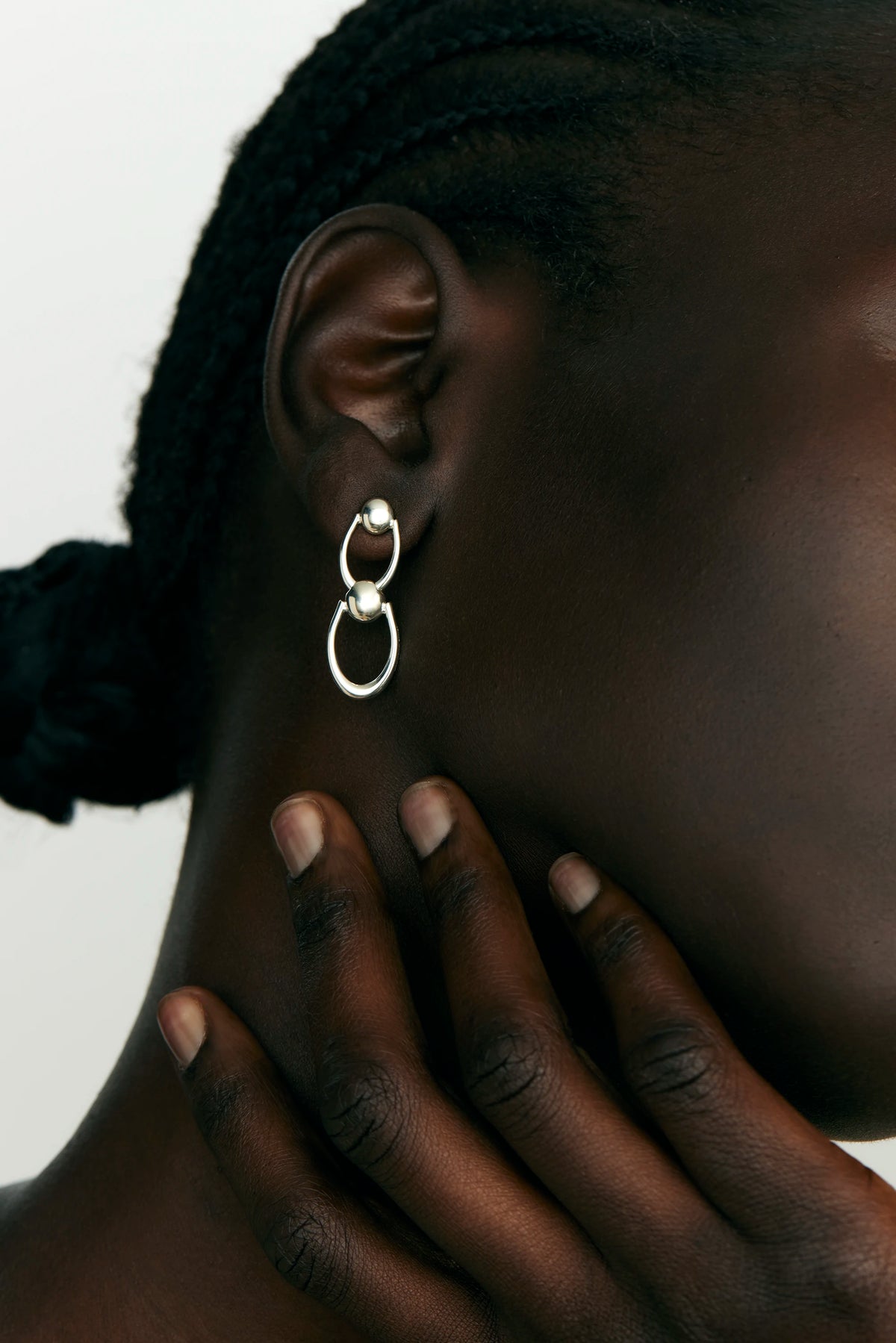 ARC FRONTAL - DROP EARRINGS - SILVER