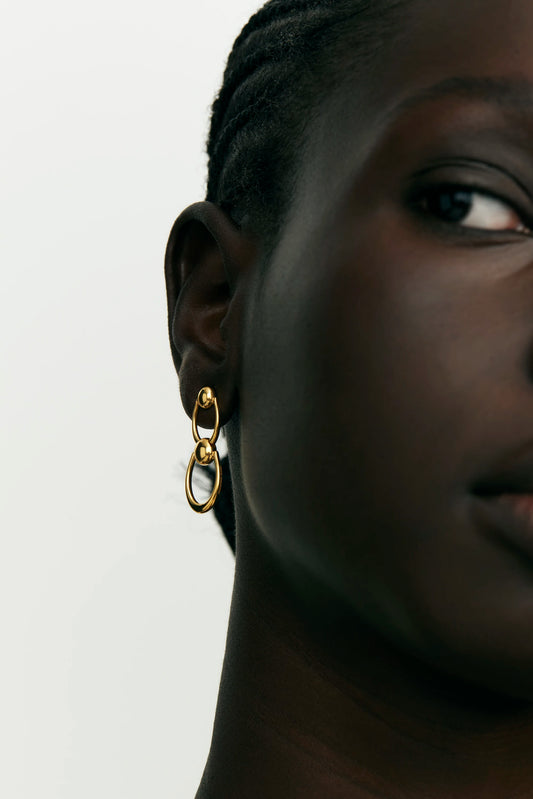 ARC FRONTAL - DROP EARRINGS - GOLD
