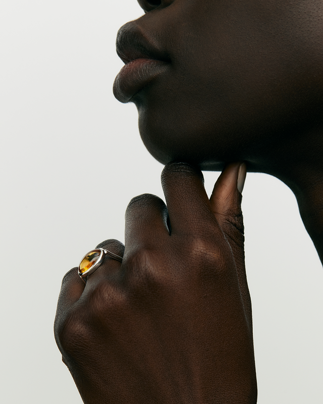 LEA THIN RING - CITRINE - SAMPLES